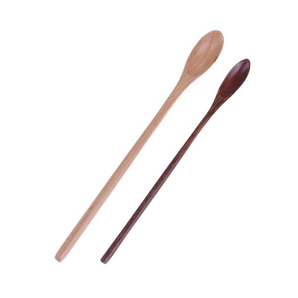 

wooden spoons large long handled spoon kids spoon wood rice soup dessert spoon coffee tea mixing tableware