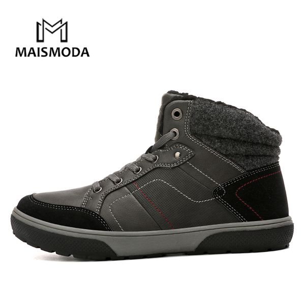 

maismoda 2019 new winter shoes keep warm short plush outdoor anti-slip snow boots comfortable size 39-45 yl620