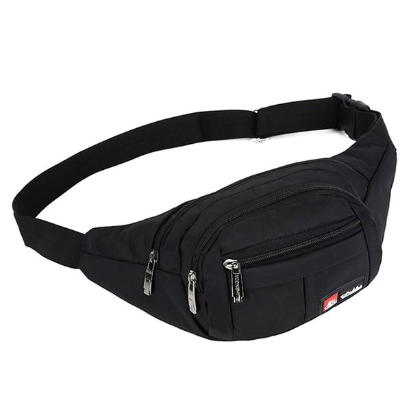 

multi-pocket wasit bag adjustable strap zipper phone pouch chest bags for outdoor running climbing ser88