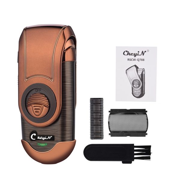 

electric shaver stainless steel blade rechargeable reciprocating razor beard trimmer shaving machine barber trimmer men