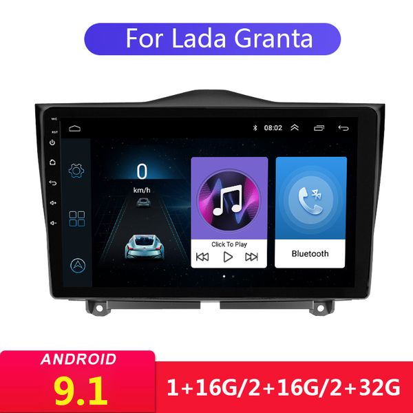 

9" 2g+32g 2 din android 9.1 car radio multimedia video player for lada granta 2018 2019 autoradio gps navigation bluetooth wifi car dvd