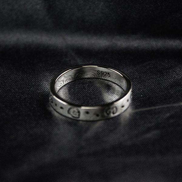 

narrow thin ring women pure 925 sterling silver jewelry vintage antique handmade rings
