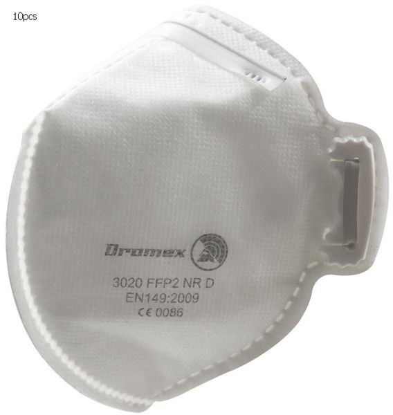 

10шт анти-туман оголовье ffp2 круглая защита от пыли 10 шт. импортный европейский стандарт n95 маска a02b 5znq
