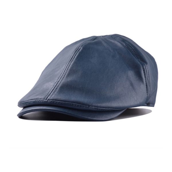 

2018 мода черного насыщенного цвета captain hat повседневная rope flat cap женщины new sun шляпа осень зима охладить девушку берет, Blue;gray