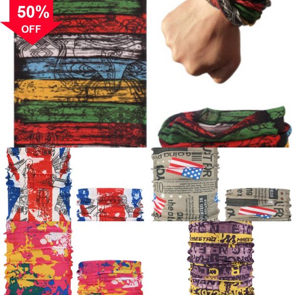 

9xmvj 2020 multifunctional magic face tubular seamless bandanas head scarf cycling 3d mask neck gaiter hiking camping headba