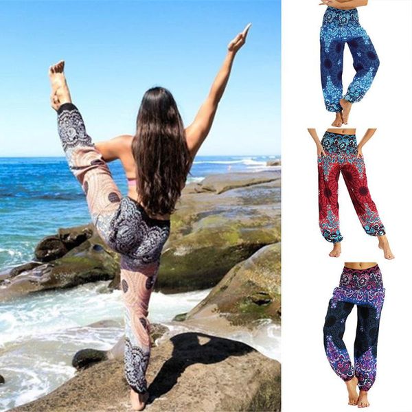 

men women yoga pants women thai harem trousers boho festival hippy smock high waist yoga pants leggings mujer pantalones#gh, White;red