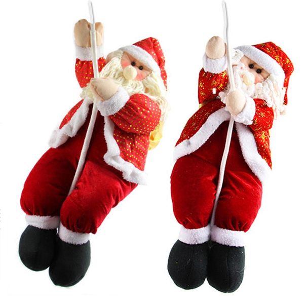 

christmas decorations santa claus climbing rope shopping mall l kindergarten window hanging pendant hanging ornaments