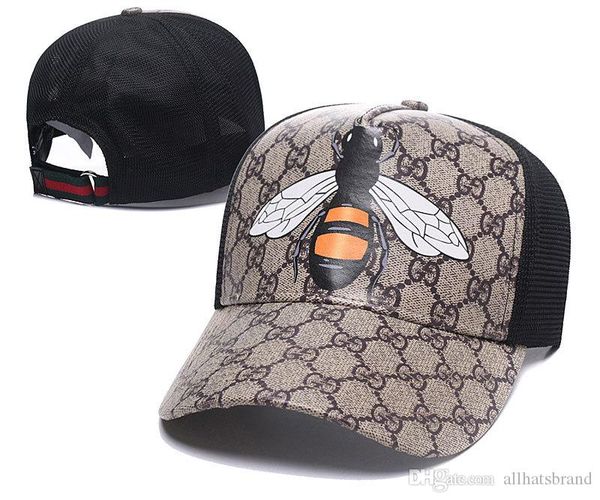 

Мода Strapback Cap пчела тигр волк холст Мужчины Женщины шляпы Марка дизайнер кости Snapba