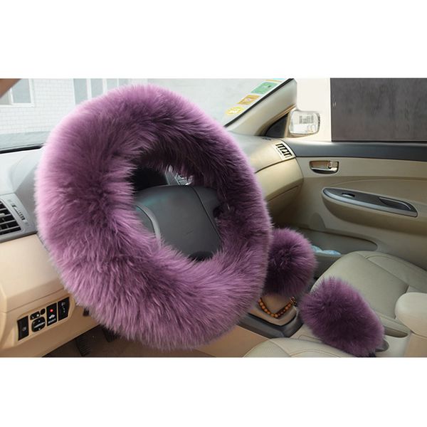 

handbrake steering wheel cover car accessory 36-38cm comfortable interior