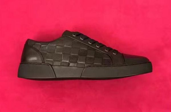 

luxury new mens casual loafers genuine leather dress leisure walking party low cut shoes sneakers size 38-45, Black