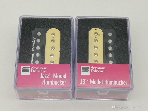 

seymour duncan alnico 5 humbucker pickup sh2n jazz and sh4 jb 4c guitar pickups set zebra / black with packaging in stock