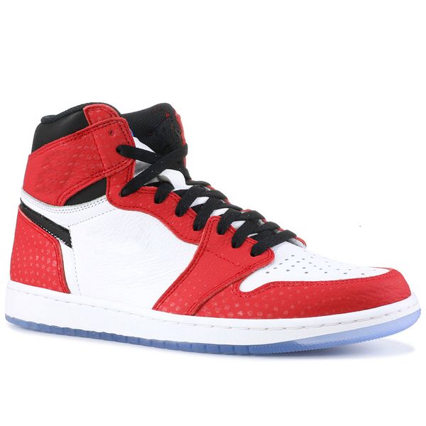 

spiderman x 1 og basketball shoes for mens womens 2019 1s high chicago sports designer sneakers with box size 5.5-13