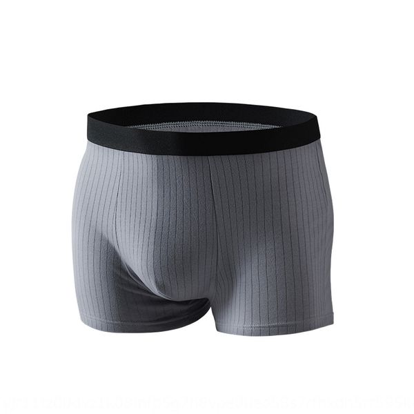 

boxer men's underwear underwear and trousers cotton pants breathable four-corner cotton mid-waist large size pants, Black;white
