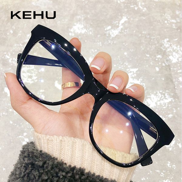 

kehu high fashion tr90 women glasses anti-blue light radiation used for computer tv/phones blue blocking glasses k14, White;black