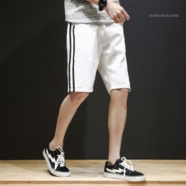

designer summer beach pants fitness stripe sports mens shorts solid color loose active teenager apparel mens, White;black