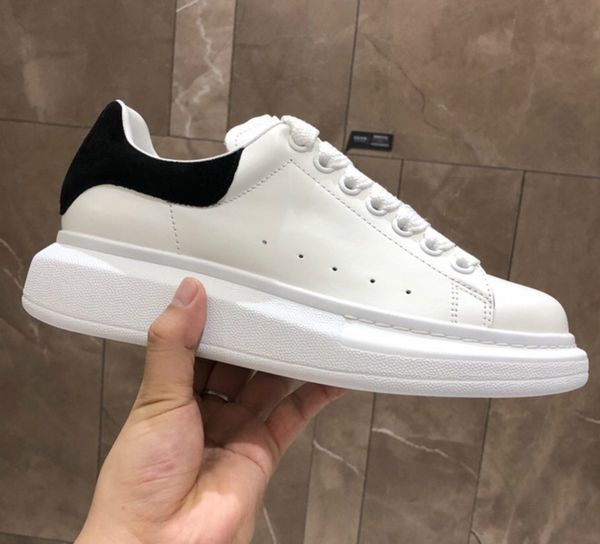 

luxury mens casual shoes lace up designer comfort pretty girl women sneakers casual leather shoes womens trainers 2019 new logo t05, Black