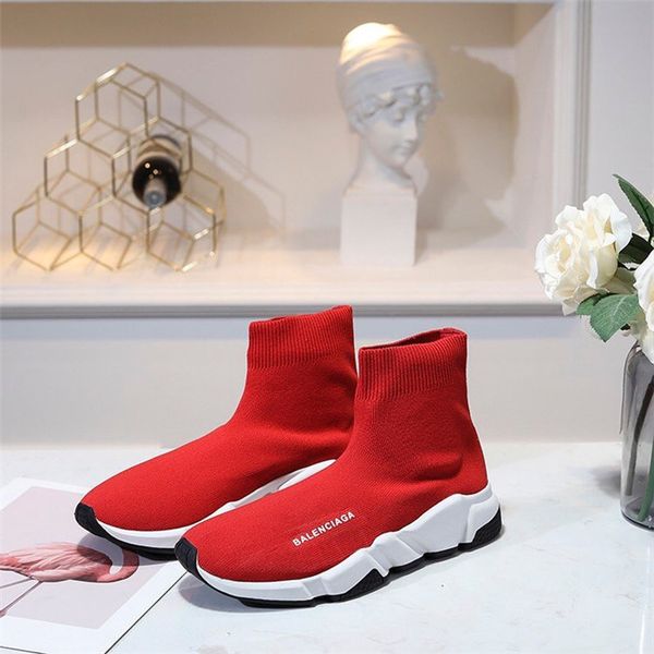 

fashion wild women's shoes luxury high-socks shoes women men 2019 autumn new paris brand couple short tube stretch socks boots 35-45 a1, Black