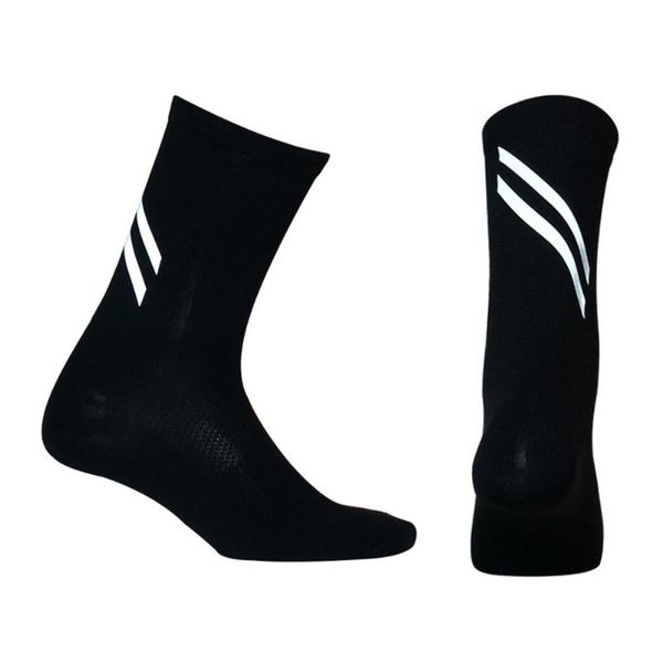 

new riding socks night safety sweat absorbing professional riding socks sports hiking running, Black