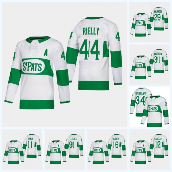 

2019 Toronto Maple Leafs Third Jersey 44 Morgan Rielly 31 Frederik Andersen 91 Tavares 16 Mitchell Marner 34 Matthews 28 Connor Brown