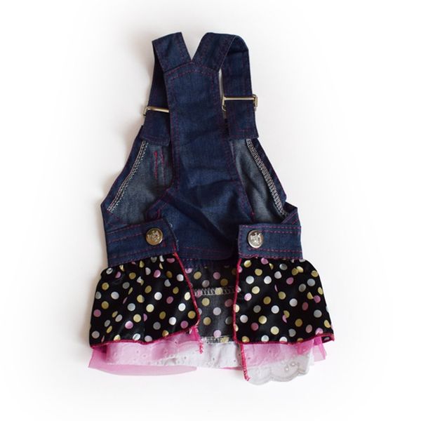 

summer pet dog costume denim dress sleeveless soft comfortable fashion shirt loose casual cute dog clothes