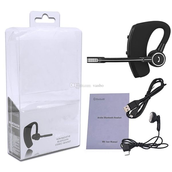 

v8 v8s bluetooth headphones wireless headset handsbluetooth earphones v4.1 legend stereo wireless earbuds for iphone samsung in package