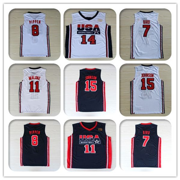 

1992 u a dream team one jer ey ba ketball larry john bird tockton karl malone michael pippen ewing robin on drexler john on barkley