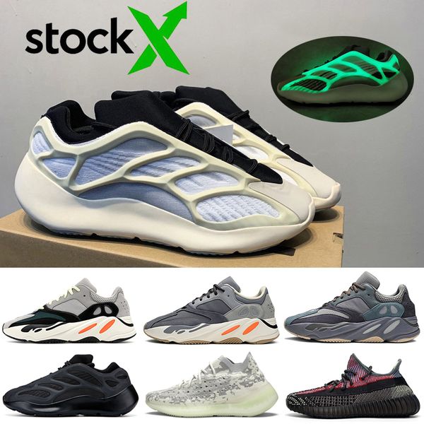 

stock x azael alvah 700 running shoes alien mist black 3m reflective men women chaussures 500 kanye mens trainers sports sneakers