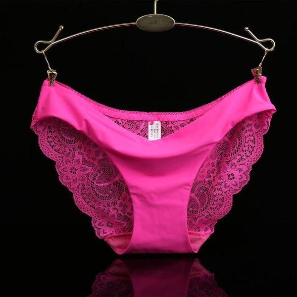 

women's panties women lace ladies underwear woman fancy for traceless crotch of cotton briefs lingerie, Black;pink