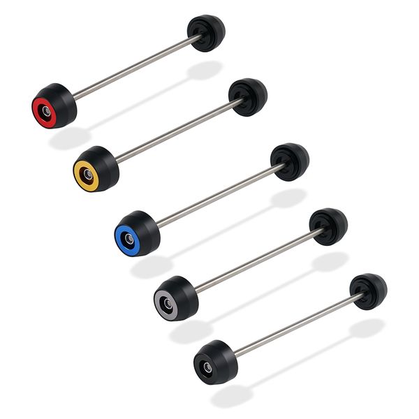 

nicecnc front axle sliders 6061-t6 aluminum nylon black gold blue titanium red for yamaha fz-07 mt-07 2013-2020 xsr700 xtribute