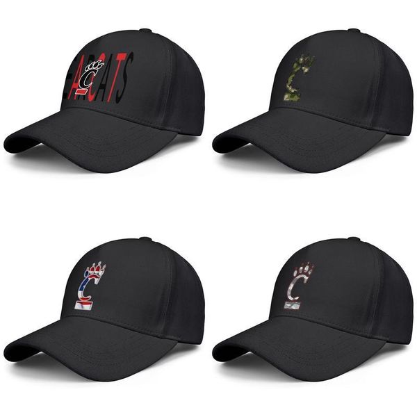 

cincinnati bearcats gray camouflage logo black for men and women baseball cap design fitted golf design your own vintage team unique 3d, Blue;gray