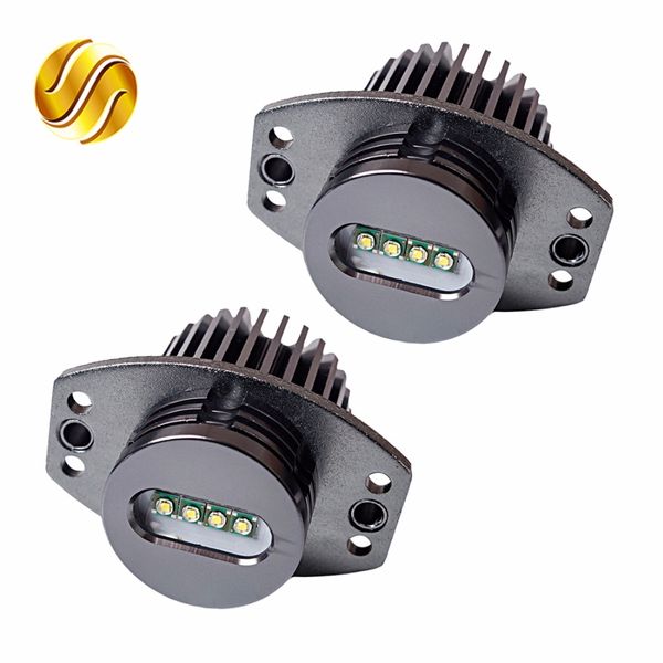 

fly2*20w 40w led marker angel eyes for bridgelux led chips xenon white 7000k for e90 e91 1 set