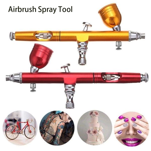 

mini paint sprayer airbrush spray tool dual action airbrush spray gun for nail art paint tattoo gun mini