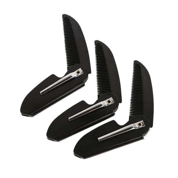 Beuty Health Mens Womens Beauty Handmade Folding Comb Pocket Clip