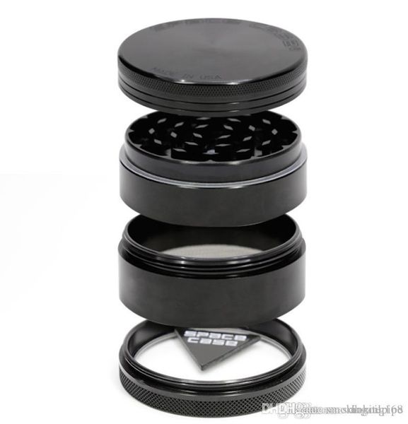 

DHL бесплатно Space Case Измельчители 63мм Херб Grinder 4 шт Tobacco Cursher С Triangle скребок из алюминиевого сплава spacecase Grinder