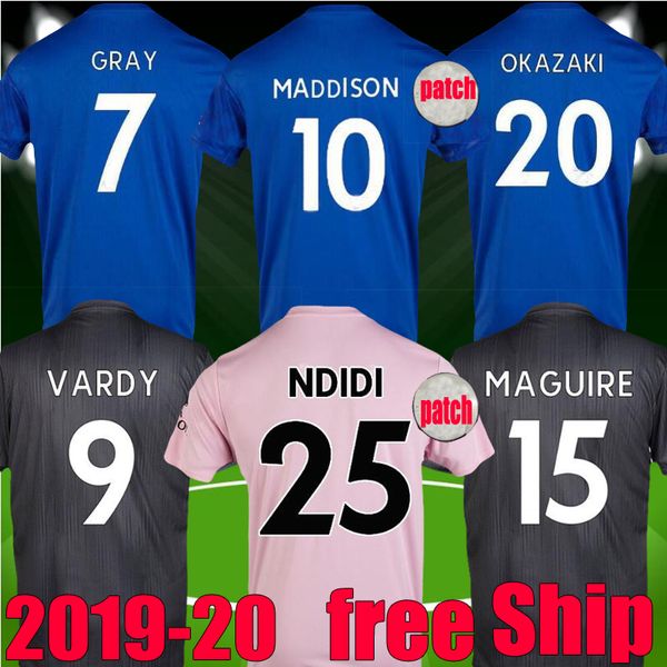 

New leice ter 2020 city occer jer ey 19 20 vardy maguire football hirt 2019 cami eta de fÃºtbol ndidi maddi on cami a de futebol maillot, Black;yellow
