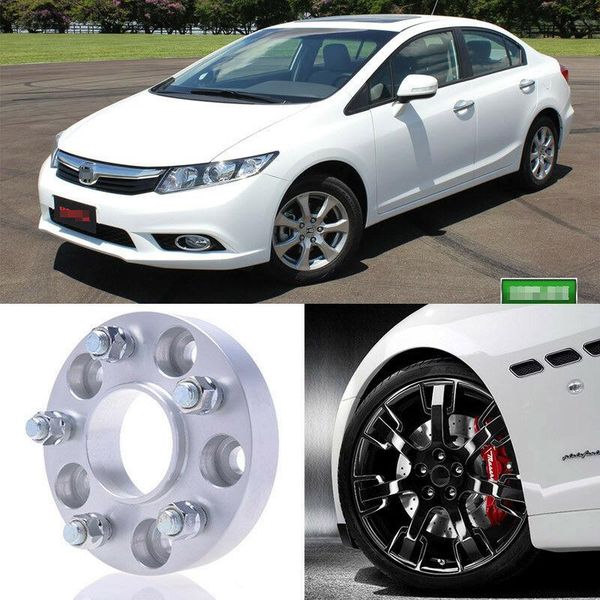 

2pcs 25mm thick pcd 5x114.3 64.1cb aluminum wheel spacers for honda civic