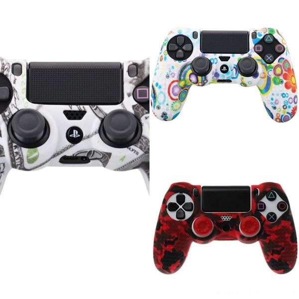 

9mg5s caps gamepad кожи случае крышка для dualshock 4 палочки ps4 pro тонкой консоли контроллер ps4 ручки силиконовых против скольжения джой