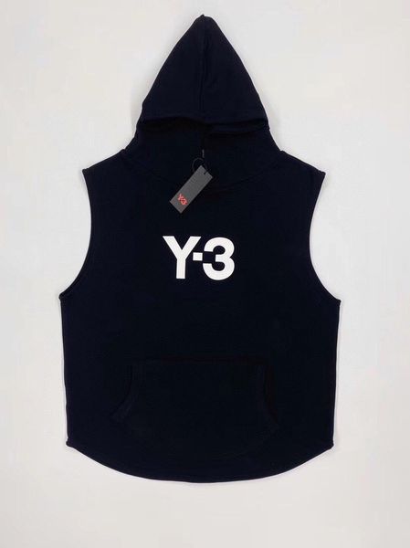 

2020 street men and women hoodies fashion vest women short sleeve comfort cotton summer level materials high-quality odale vest, Black;white