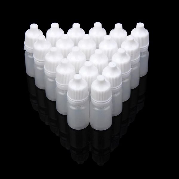 50PCS 5 ml / 10ml / 15ml / 20ml / 30ml / 50ml vazios garrafas de plástico Squeezable conta-gotas líquido Dropper recarregáveis ​​18may Garrafa dropship