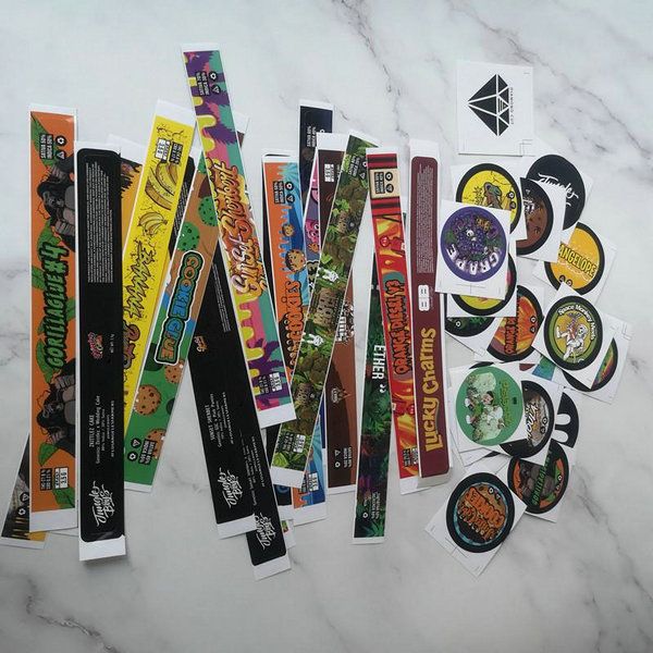 

25 flavors tin cans sticker suitable for 35 gram tin can 73324mm tuna tin dry herb flower container with flavor stickers buy dhl