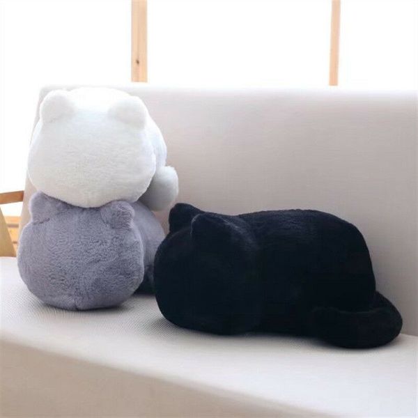 

cute cat plush cushions pillow back shadow cat filled animal pillow toys kids gift home decor for christmas