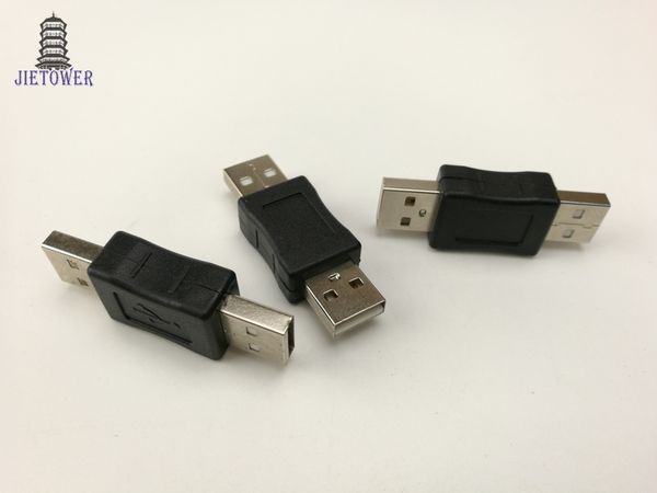 

usb 2.0 male to usb male cord cable coupler adapter convertor connector changer