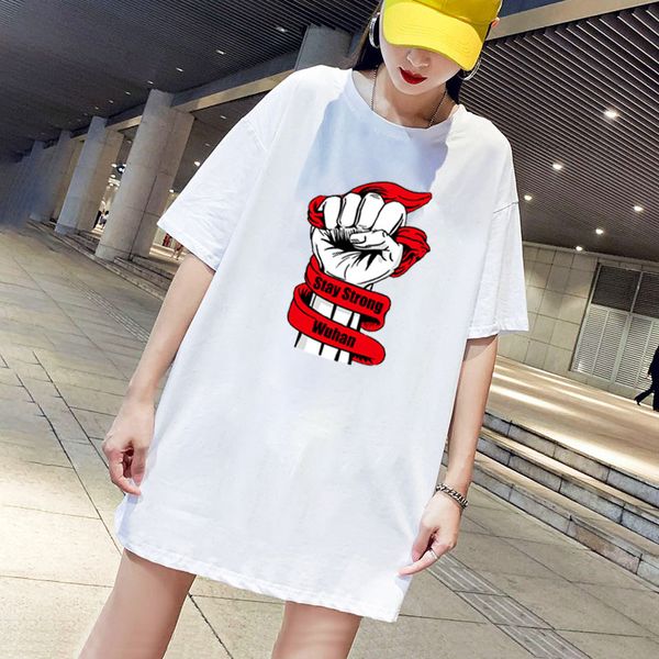 

2020 plus size women clothing women designer clothes ladies short sleeve dress stay strong china print dress -4xl, Black;gray