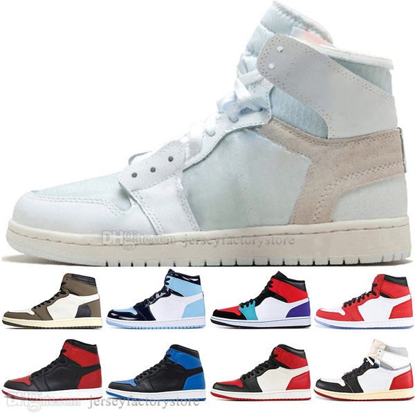 

fashion 1 og travis scotts cactus jack obsidian unc spiderman mens basketball shoes 1s 3 banned bred toe men sports designer