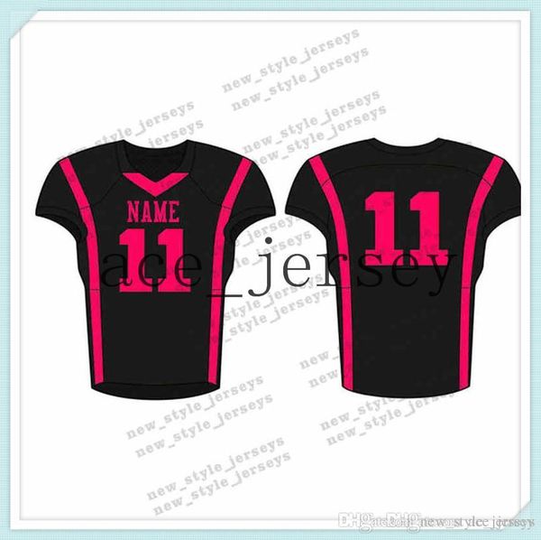 

2020 new 119men 2019 youth football jerseys army green wine red embroidery logos stitched custom any name any number jerseys, Black;red