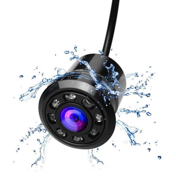 

new waterproof hd ccd 8 led night vision car rear view camera 170 wide angle universal car backup parking camera