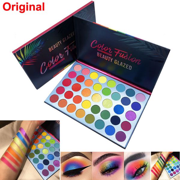 Makeup Beauty Glazed Color Fusion Lidschatten-Palette 39 Farben Lidschatten Over the Rainbow Makeup Ultra Shimmer Matte Highlighter Palette DHL