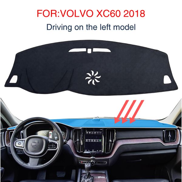 

dash mat dashmat for: xc60 2018 black carpet car dashboard sunscreen insulation