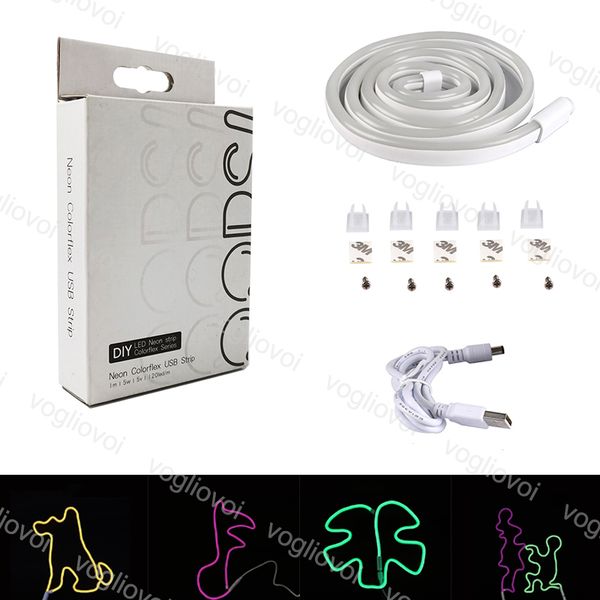 

diy led neon sign light smd2835 1m/set indoor night light own design handmade holiday xmas party wedding decorations table lamps dhl
