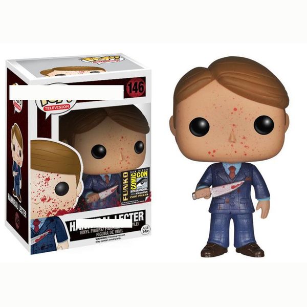 

xmas gift funko pop #146 hannibal lecter vinyl anime action & toy figures collectible model toy for children toys new arrival